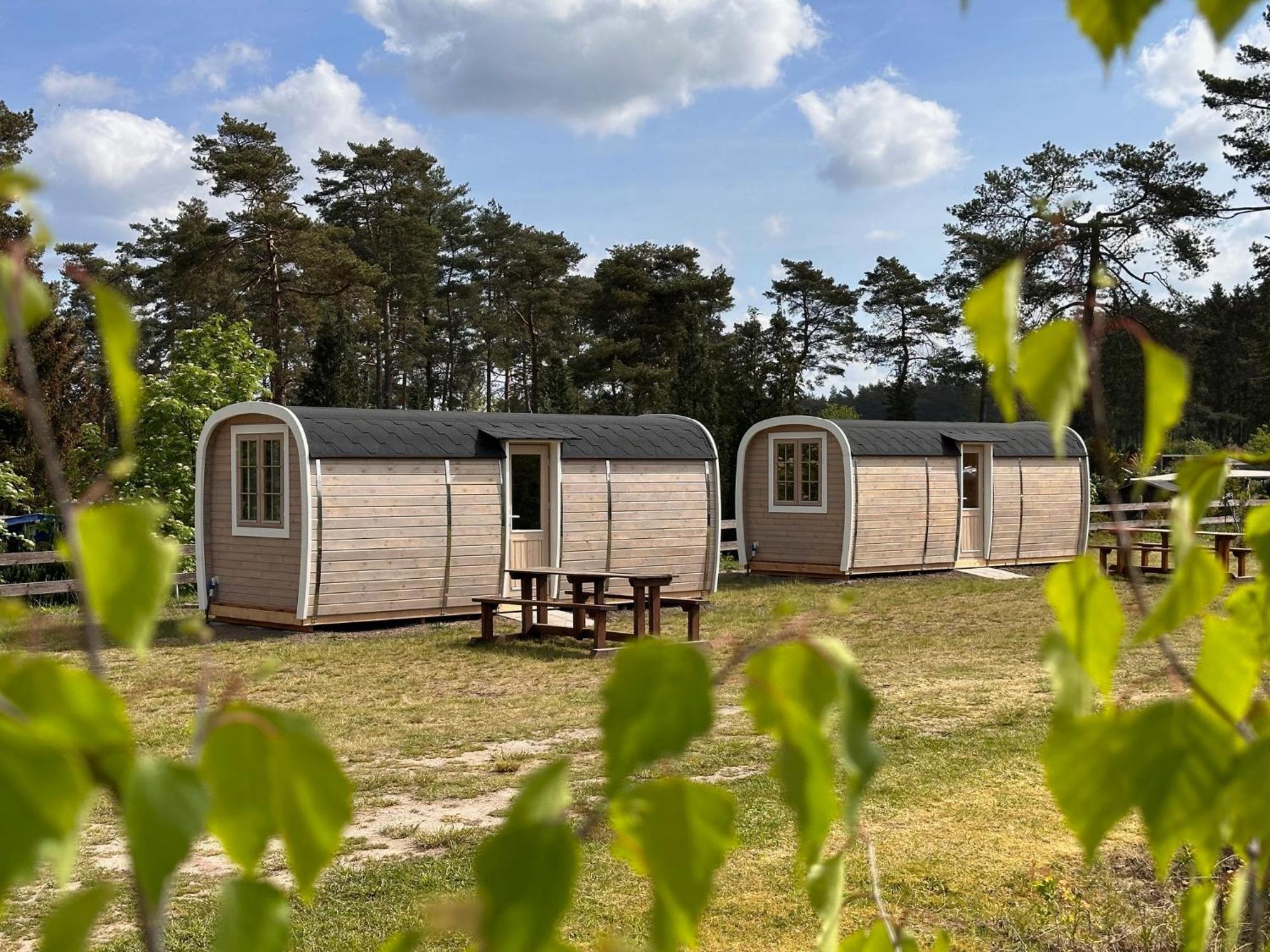 Naturcamping Lueneburger Heide - Chalets & Tiny Haeuser Soltau Exterior photo