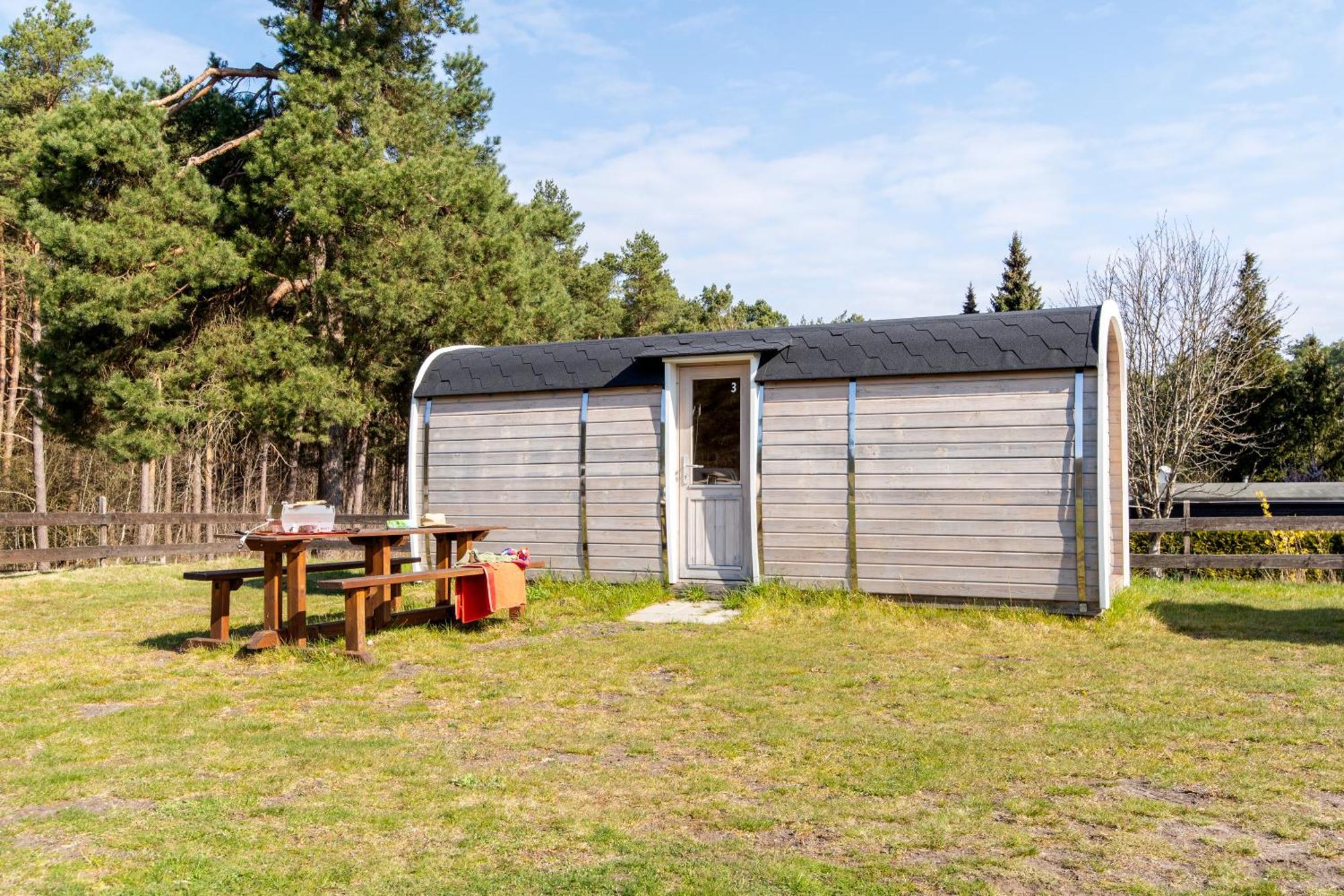 Naturcamping Lueneburger Heide - Chalets & Tiny Haeuser Soltau Exterior photo